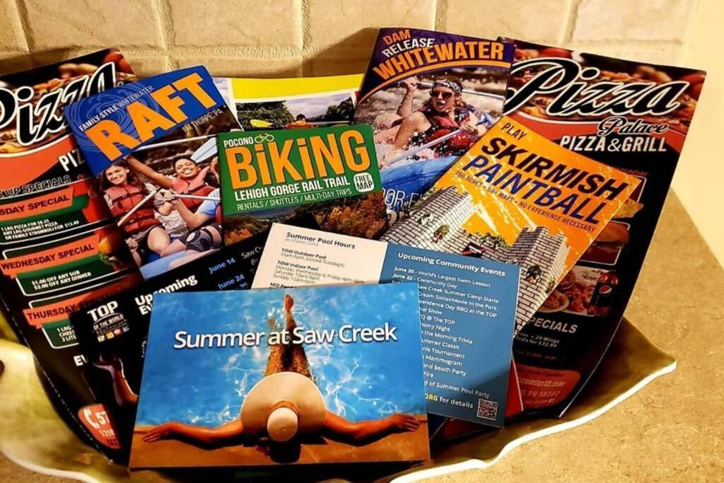 *Amenity-Filled Waterfront Oasis @Saw Creek Estates Near Waterfalls And Hiking* East Stroudsburg Exteriör bild